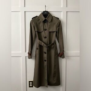 Coach Grey Trench Coat